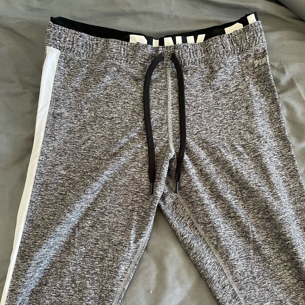 PINK grey joggers